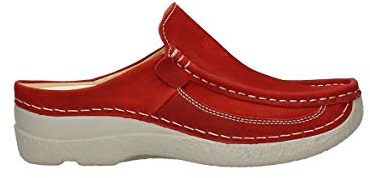 Wolky Comfort Clogs Roll Slide - 11570 rot Nubuck - 43