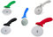 4 inch Wheel Commercial Heavy Duty Stainless Steel Pizza Cutter Slicer (White)