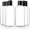 Youngever 10 Pack 250ML Empty Squeeze Containers with Disc Cap, Plastic Bottles with Flip Cap, Refillable Cosmetic Squeeze Containers
