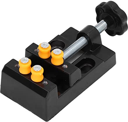 Adjustable Drill Press Vice, Mini Bench Clamp, Drill Press Vise Aluminium Alloy Mini Machine Bench Clamping Tool, Jaw Bench Clamp for Woodworking Craft Hobby Tool