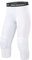 SS COLOR FISH Men’s Basketball Leggings with Knee Pads 3/4 Compression Tights Pants Sports Athletic Baselayer, White, 3X-Large