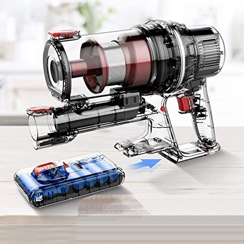 Silicon CPV Cordless 33KPa 4 in 1 Stick Upright Rechargeable Vacuum Cleaner for Pet Hair Car Hard Floor and Carpet (Spare Battery)