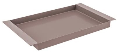 REMEMBER Metall Tablett Ryo groß Mocca - 47 x 27 x 3.5 cm