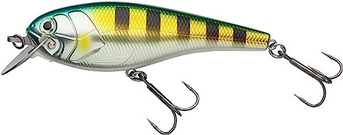 Abu Garcia Beast Hi-Lo Schwimmender Angelköder (9 cm-47 g, gestreift-Ayu)