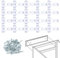 False Drawer Front Clips, 20 Pairs False Front Cabinet Drawer Clips with Reinforced Screws False Front Cabinet Clips Kitchen Cabinet Doors Replacement for Cabinet Sink Drawer