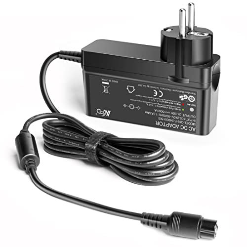 KFD Ladegerät Netzteil 24V für Razor E200 E200S E175 E300 E300S E125 E150 E500 PR200 E225S E325S MX350 MX400 Electric Kick Scooter DC 24V Elektrisches Kart Kart Crazy Cart Shift 24V 1,5A Netzkabel