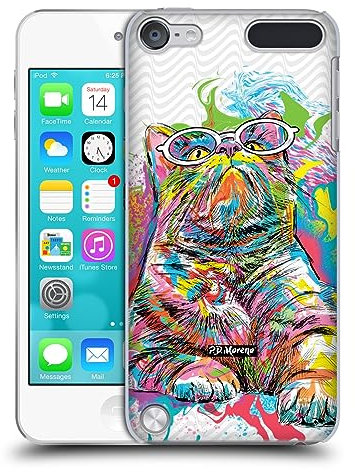 Head Case Designs Offizielle P.D. Moreno Kätzchen Hoch Drip Art Katzen Und Hunde Harte Rueckseiten Handyhülle Hülle Huelle kompatibel mit Apple iPod Touch 5G 5th Gen
