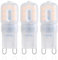 TIAFELNGLY G9 LED Leuchtmittel Warmweiß 2.5W-3W Ersatz fr 25W-35W Halogenlampe 360 Grad Winkel AC220V LED Birne G9 Glühbirne