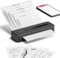 ItriAce M832 Imprimante Thermique Portable A4, Imprimante Bluetooth sans Encre pour Téléphones et Ordinateurs, Imprimante Compacte Supportant Le Papier Thermique A4 - Gris