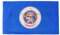 FRF FLAG Minnesota Staatsflagge, 30,5 x 45,7 cm, doppelseitige Minnesota-Flagge, Outdoor-MN-Bootsflagge, mit 2 Messingösen und 4 Reihen von unteren Stichen