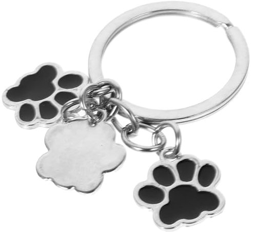 VALICLUD Porte-clés En Alliage Avec Patte D'animal De Compagnie Pendentif Patte De Chien Pour Femme Porte-clés De Voiture Amusant Accessoires Pour À