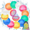 12 Stück Wasserbomben Wiederverwendbar, Selbstschließende Wasserbomben magnetisch, Wiederbefüllbare Wasserballons für Kinder und Erwachsene, Wasserballons für Outdoor, Pool, Wasserpark geeignet, Spaß