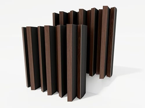 Akustik-Diffusor, 2D-Unterschied, Reflexion, Diffusion, Absorption, Schalldämmung, Wandkunst-Panel, Farbplatten: (Mutter, ARTO (150 mm), 2 Stück