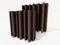 Akustik-Diffusor, 2D-Unterschied, Reflexion, Diffusion, Absorption, Schalldämmung, Wandkunst-Panel, Farbplatten: (Mutter, ARTO (150 mm), 2 Stück