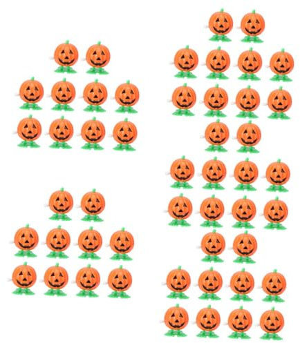 ibasenice 50 Pz Giocattolo Che Salta Giocattolo a Carica per La Festa di Halloween Giocattoli a Orologeria di Halloween Giocattoli a Carica di Halloween Giocattolo di Halloween Plastica
