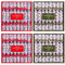 YöL Pack of 32 Mini Saucer Christmas Crackers Afternoon Tea Breakfast Xmas Table Deco