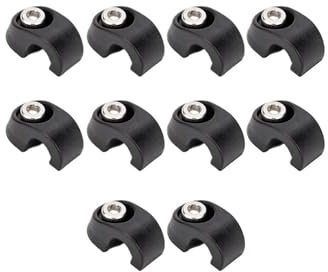 10 Stück Fahrradbremsgehäuse-Schnalle, Gabelbefestigung, C-förmige Schnalle, Bremskabel-Schlauchklemme, Kabelführung, Rahmenbefestigung, Schlauchclips(DH Clips)