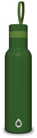 Dafi EASY Thermosflasche Salbei 490 ml - aus Edelstahl, BPA-frei, Isolierflasche für Heiß- und Kaltgetränke bis zu 12 Stunden - keine Gerüche Kaffeekanne & Auslaufsichere Thermoskanne