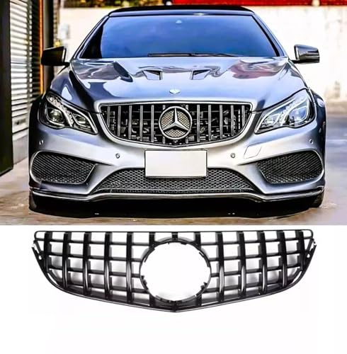 For Auto Perfectionists UK Front Panamericana GT Grill Compatible With Mercedes E Class Coupe W207 2014-2016 ABS Gloss Black