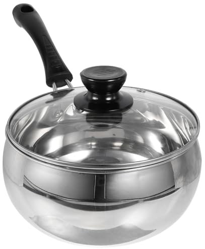 HOLIDYOYO Pentola Inossidabile Design Per Latte e Compatibile Con Induzione Resistente e Facile Usare