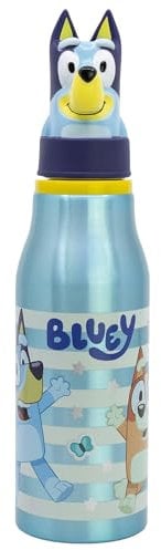 Stor BOUTEILLE RÉUTILISABLE EN ALUMINIUM AVEC FIGURINE 3D 690 ML | BLUEY