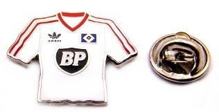 Hamburg HSV Trikot Pin - Anstecker Pokalsieger 1987, 2cm mit rückseitigem Butterflyverschluss.