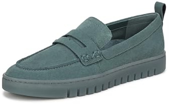 Vionic Womens Uptown Slip-On Loafers, Medium Fit, Pacific Blue Suede, UK 8