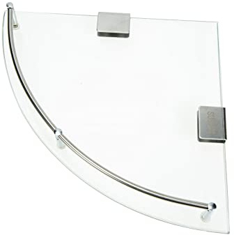 PERSELOSO Étagère Angle De Salle De Bain Organisateur Mural Pour Shampoing Et Produits De Bain Support Suspendu Acier Inoxydable