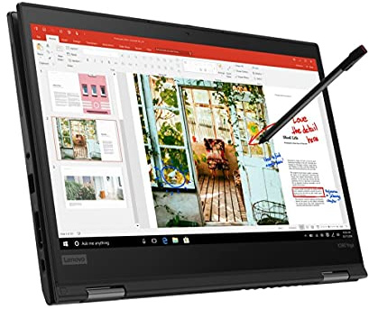 Lenovo ThinkPad X390 Yoga 13,3 Zoll Touch Display Intel Core i5-8265U 512GB SSD Festplatte 16GB Speicher Windows 11 Pro Cam inkl. Digitizer Stift Tablet Notebook Laptop (Generalüberholt)