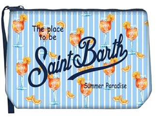 Saint Barth Mc2 Donna Pochette ALIN001 Gomma Blu Chiaro Taglia Unica