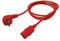 ROLINE Netzkabel, gerade IEC-Buchse, rot, 1,8 m