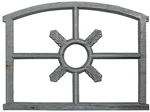 Fenster grau Stallfenster Eisenfenster Scheunenfenster Eisen 70cm Antik-Stil (q)
