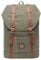 KAUKKO Rucksack Damen Herren Vintage Reiserucksack für 14 Notebook Lässiger Daypacks Schultaschen