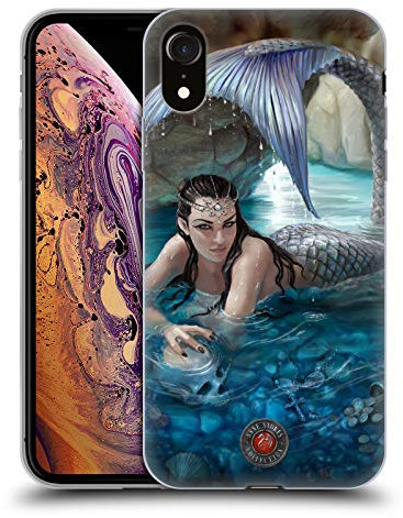 Head Case Designs Oficial Anne Stokes Profundidades Ocultas Sirena y Ángeles Carcasa de Gel de Silicona Compatible con Apple iPhone XR
