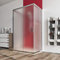 Box doccia cabina 3 tre lati 75x75x75 cm porta scorrevole vetro anticalcare opaco 6mm. Palma