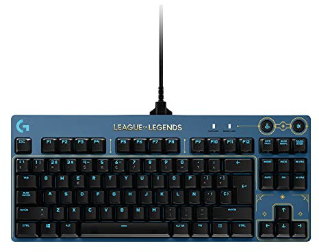 Logitech G Pro Tastiera Meccanica Gaming Edizione League of Legends Distribuzione tasti Paesi nordici