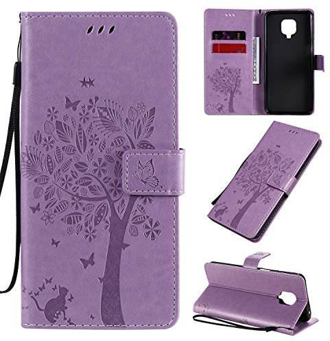 Zchen Coque pour Redmi Note 9S/Redmi Note 9 Pro, Etui Pochette PU Cuir Portefeuille Housse Clapet Folio Livre Pliable Couvercle Rabattable pour Xiaomi Redmi Note 9S/9 Pro