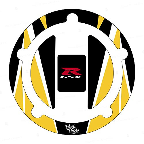 Aufkleber Tankdeckel aus Harz, kompatibel mit Suzuki GSX R 600 650 750 1000 1250 1300 GSXR