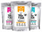 Premium Nassfutter für Katzen I 100% Fisch I Monoprotein I nur 1 Zutat I zuckerfrei, getreidefrei I Mixpaket I 100g Pouch (Mix, 18er Set - 6 Tüten pro Sorte)