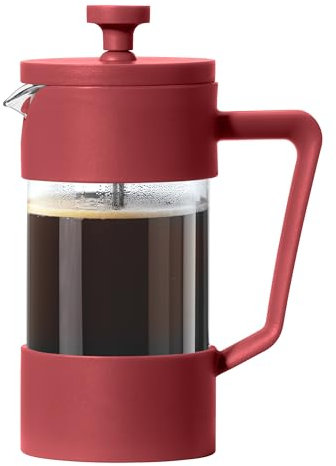 Oggi 12oz French Press, Brick Red