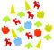 Sun Catcher Garden Decor Weihnachtsbaumanhänger. Weihnachtsdeko Set aus 21 Leuchtenden Anhängern für Außen und Innen, Farbe:bunt