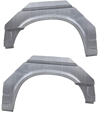 DM Autoteile 61043 Set Radlauf Seitenwand Reparaturblech Rechts+Links Hinten äußeres Teil kompatibel für VW T4 langer Radstand alle Modelle