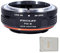 PHOLSY Adattatore con Leva del Diaframma per Obiettivi Canon FD FL sulla Fotocamera per Sony E, a1 a9, a7S III/II, a7S, a7R II/III/IV/V, a7R, a7C, a7 IV/III/II, a6000 a3500, NEX Serie, QX1, ZV-E10…