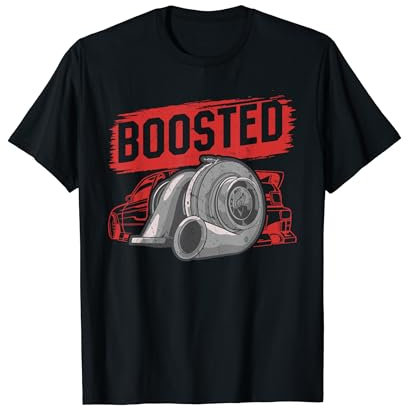 Turbolader Boosted - Turbo & Tuning T-Shirt