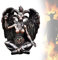 Baphomet Statue Bronze 16cm - Luzifer Mendez's Ziege Dämon Heidnische Statue