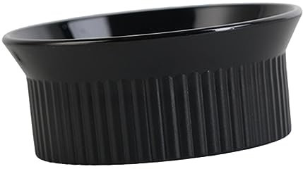 LOVIVER Embudo de Polvo, Embudo de dosificación de cafetera, Anillo de dosificación de cafetera Italiana, Accesorios de cafetera, Negro 300ml