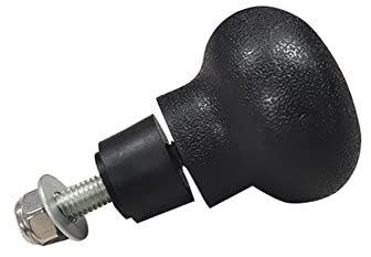 Creperture Manopola del Volante 8 mm Pomello Del Volante Universale Controllo Della Maniglia Ausiliaria Sfera di Potenza per Trattore, Carrello Elevatore, Nero