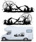 Tagtight Universal Auto-Aufkleber, Wohnmobil Body Sticker, DIY Navigation Tier Aufkleber Aufkleber Dekoration für Car Caravan Trailer, SUV Geländewagen (140 * 58CM)