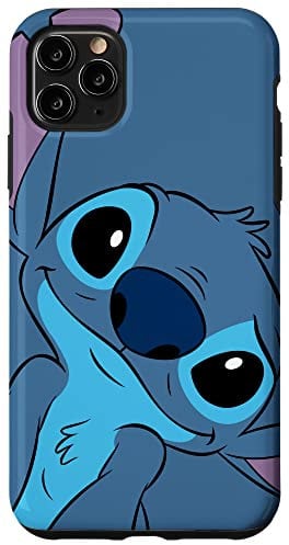 iPhone 11 Pro Max Disney Lilo and Stitch Cute Stitch Face Slate Gray Case