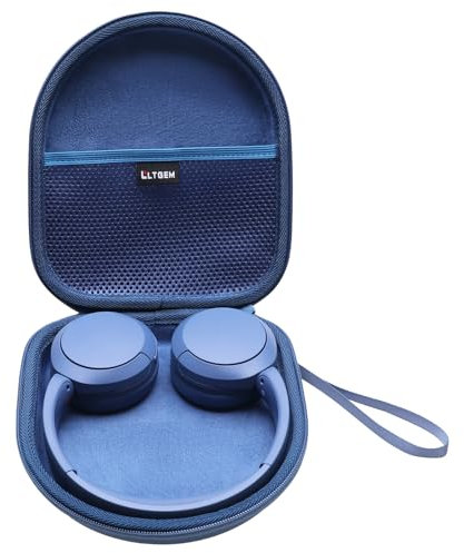 L LTGEM Carrying Case for Sony WH-CH520, WH-CH510 Headphone - Hard Storage Bag (Case Only) (Blue, Small)